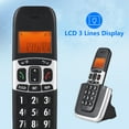 thumbnail image 2 of Sistema telefónico inalámbrico expandible Bisofice con soporte de pantalla de 3 líneas, 2 of 8