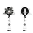 thumbnail image 2 of WIRESTER Set 2pcs Design Acrylic Key Card Holder Belt Clip Reel Id Badge Retractable - Tigers, 2 of 6