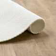 thumbnail image 5 of Lorie Country White Braided Area Rug 2' x 3' Oval, 5 of 5