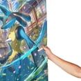 thumbnail image 5 of Shower Curtain Cartoon Art Bath Shower Curtains with 12 Hooks, Waterproof Washable Polyester Bathroom Home Decor Set 72x72 Inch, Iron, 5 of 8