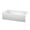 White / Brushed Nickel Trim, variant on Wyndham Collection WCBTW16032L18 60 x 32 x 18 in. Grayley Alcove Bathtub with Left-Hand Drain & Overflow Trim, Polished Chrome & White