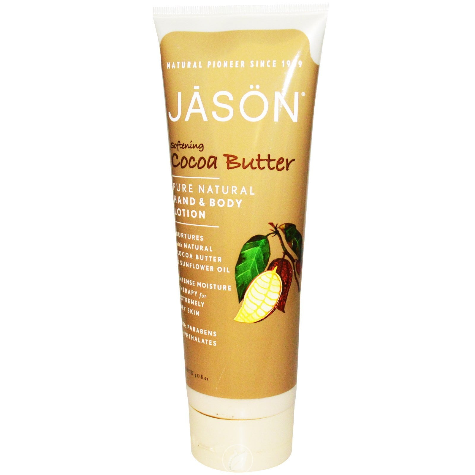 (2 Pack) Jason Natural Products Hand/Body Lotion Cocoa Butter 8 Ounce