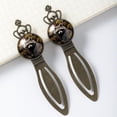 thumbnail image 3 of Raccoon Vintage Copper Crown-Shaped Bookmarks: Stainless Steel Book Accessories, Book Markers for Book Lovers - Set of 2 Bookmarks, 3 of 5