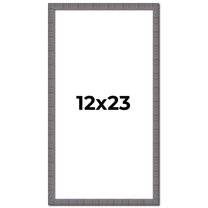 12x23 Frame Blue Kingsley Pewter Solid Wood Picture Frame Width 0.75 Inches |Interior Depth 0.5