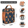 thumbnail image 3 of Animal Insulated Lunch Box Men Reusable Lunch Bag with Water Bottle Holder Lunch Box Containers Work Camping, 3 of 6