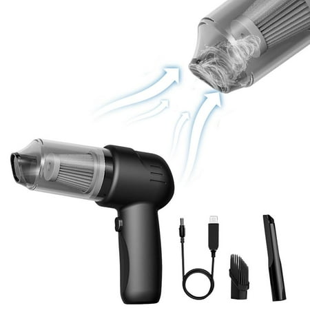 

Catinbow Cordless Vacuum Cleaner Electronic Air Duster for Computer Handheld Duster with Charging Cable 2 In 1 Portable Wet & Dry Vacuum for Home Car Cleaning fine