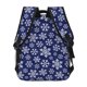 thumbnail image 4 of Easygdp Snowflakes On Dark Blue Mochila Ergonómica Versátil para Laptop - Múltiples Bolsillos, Correas Ajustables, Unisex para Escuela, Viajes y Actividades al Aire Libre-One Size, 4 of 5