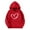 Red, variant on TFEOQRY Toddler Girls Hooded Sweatshirts Long Sleeved Pattern Printed Hoodie Round Neck Hooded Top Hooded Sports Hoodies