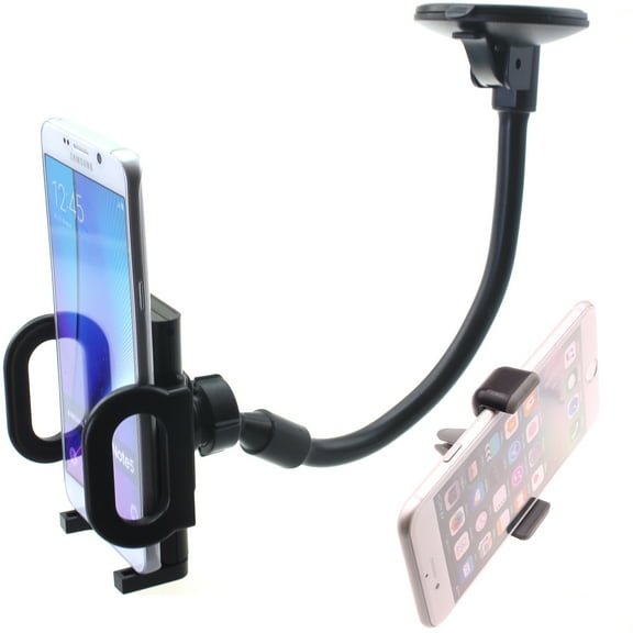 Dash Car Mount for Samsung Galaxy Z Flip4/Flip 3 5G - Windshield Air Vent Holder Cradle 2-in-1