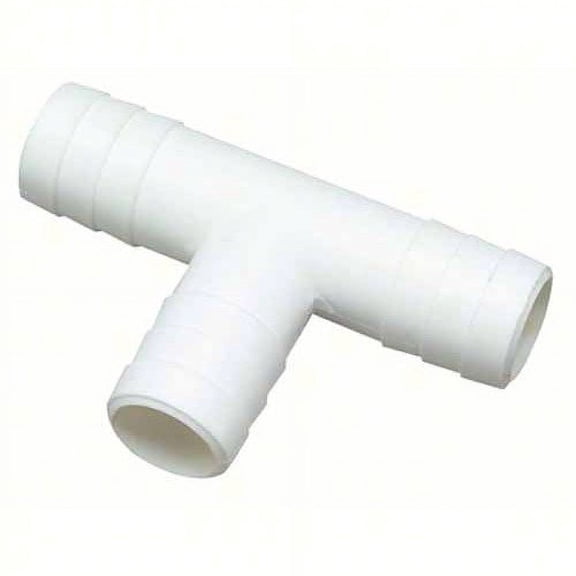 SeaChoice 18251; Tee-White-1 1/8 Hose I.D.