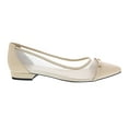 thumbnail image 3 of Ventutto Beige Mesh Ballerina Flats-7 for womens, 3 of 5