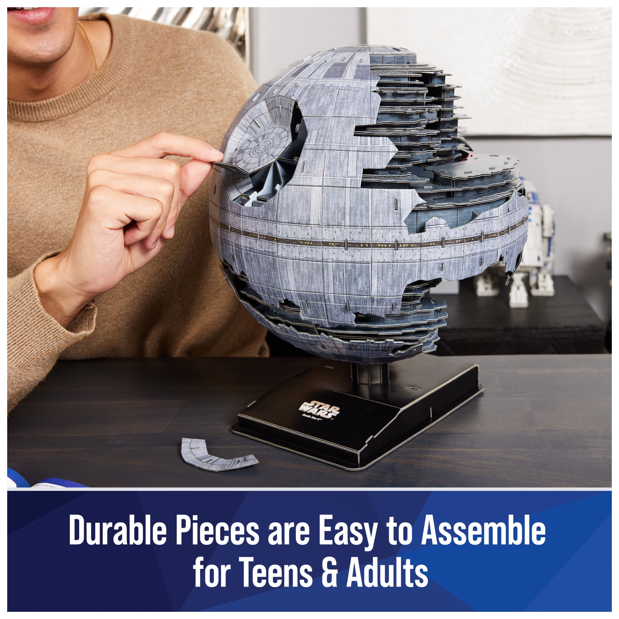4D Build, Star Wars Deluxe Death Star II Cardstock Model Kit