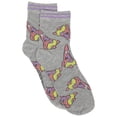 thumbnail image 3 of Personajes de Bob Esponja, paquete de 3 pares de calcetines cuartos para mujer, 3 of 3