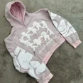 thumbnail image 2 of Retro Gothic Trend Letter Pattern Printed Oversized Hoodie Men's Fashion Loose Versatile Pocket Pullover Sweatshirt Women, 2 of 5