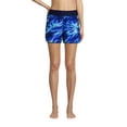 thumbnail image 3 of Lands' End Women's 3" Quick Dry Elastic Waist Board Shorts Swim Cover-up Shorts with Panty Print, 3 of 3