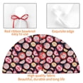 thumbnail image 4 of Lsque Tomatoes Print Christmas Tree Skirt, Tree Skirt with Ties or Velcro, Perfect for Holiday Decorations, Halloween, and New Year-36", 4 of 7