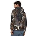 thumbnail image 4 of Honeii Leopard On Tree Branch Print Hoodies for Men, Pullover & Full Zip, Breathable Zip up Hoodie, Sweatshirt-XX-Large, 4 of 5