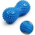 thumbnail image 4 of rodillos de masaje para pies con forma de erizo, para aliviar el dolor muscular de brazos y pies (azul), 4 of 5