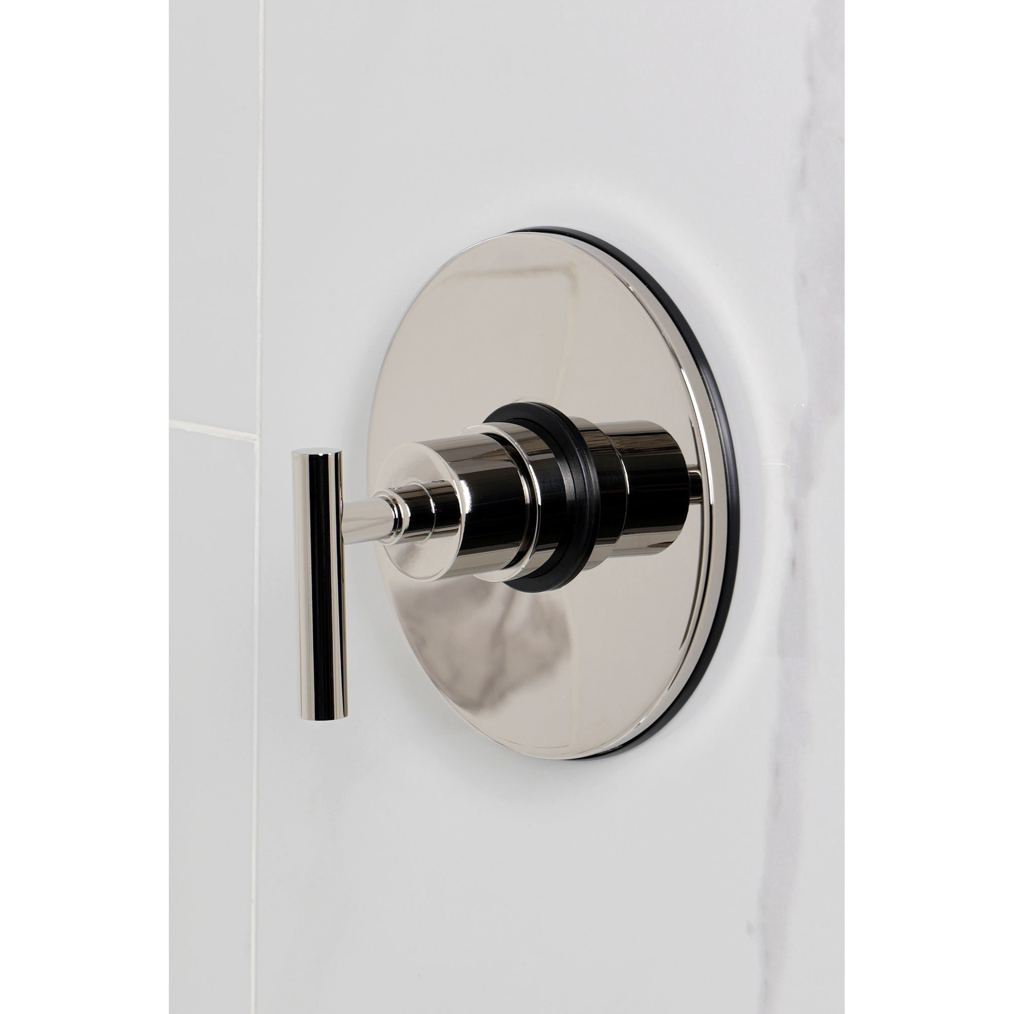 Kingston Brass KB6336CML Manhattan Single-Handle Pressure Balanced Tub and Shower Faucet in Polished Nickel