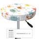 thumbnail image 4 of Balery Colorful Crabs Fundas de asiento para taburete de bar redondo de tela de terciopelo ajustables que protegen de arañazos y manchas para sillas de 14 a 17 pulgadas.-12 inch, 4 of 7