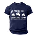 thumbnail image 2 of El Día de San Patricio de los Hombres de Manga Corta Casual Cuello Tripulación Impreso Top, Camiseta de Moda para la Fiesta Y Diario, 2 of 9