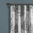 thumbnail image 3 of Lush Decor Linear Tree Window Panels Blackout - Gray - 84 x 38, 3 of 11