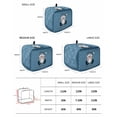 thumbnail image 2 of Christmas Gnomes Toaster Cover 4 Slice, Large Kitchen Appliance Covers, Winter Xmas Snowflakes Textured Blue Toaster Oven Cover with Loop, Bread Machine Cover Polyester Dust Cover Protection, 2 of 4