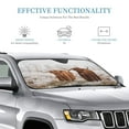 thumbnail image 2 of Bingfone Yak Car Windshield Sunshade,Sun Foldable Sun Shield Sun Visor for Car -, 2 of 8