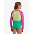 thumbnail image 2 of Justice Girls Long Sleeve Surf Swimsuit, 1-Piece, Sizes XS-XL, 2 of 6