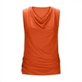 thumbnail image 4 of Fnooota Women's Tank Tops, Summer Soft Casual Cowl Neck Sleeveless T-shirts Orange Size S, 4 of 7