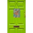 thumbnail image 2 of Letter G Flowers Retro Blue Wall or Door Hanging Prints, 2 of 2
