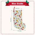 thumbnail image 3 of Lsque Lobster Sea Shell Pattern 18 Inch Christmas Stockings, Festive Holiday Stocking for Christmas Decorations Holiday Decor, 3 of 8