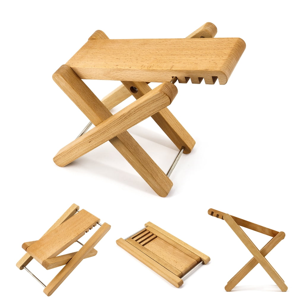 BQBQERT Wood Guitar Footstool, Folding Classical Guitar Foot Rest with Wood Anti-Skid Guitar Foot Rest Pedal Accessories