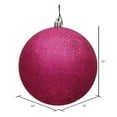 thumbnail image 2 of Vickerman 10" Fuchsia Sequin Ball Ornament, 2 of 2