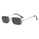 thumbnail image 1 of Gafas de sol cuadradas sin marco para mujer, gafas de sol de moda urbana, gafas pequeñas, 1 of 5