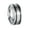 Black, variant on Women Men's 8mm Matte Ring Band Stainless Steel Vintage Wedding Couple Jewelry Blue Size 9