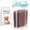 Clear Blue, variant on PETGLE 5-7Lbs Dog Cat Food Storage Container with Upgraded Large Nozzle BPA-free, 4 Snap Seals Plastic Pet Food Storage Containers with Handles are Easy to Clean and Carry