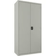 thumbnail image 2 of Lorell Wardrobe Cabinet 18" x 36" x 72" - 2 x Door(s) - Locking Door - Gray - Steel - Recycled, 2 of 6