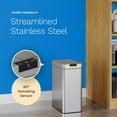 thumbnail image 6 of hOmeLabs 13 Gallon Stainless Steel Garbage Can with Touchless Motion Sensor and AC Adapter, 6 of 7