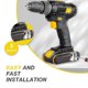 thumbnail image 5 of 8pcs Belt Clip For Ryobi, Belt Hook With Screw For Ryobi And Ridgid 18 Volt Tools 633586002, For Ryobi Makita Dewalt_newway_, 5 of 5