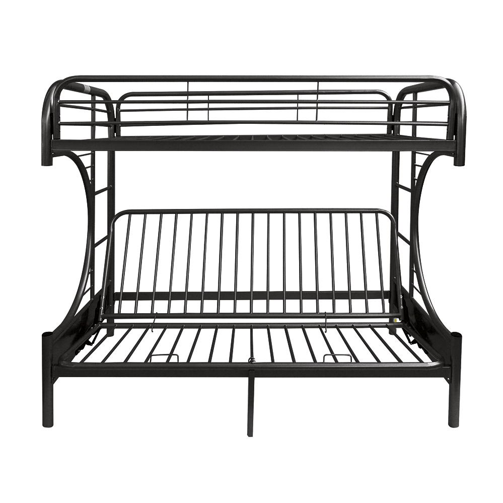 Acme Furniture Eclipse Twin over Full Futon Bunk Bed, Black - image 3 of 6