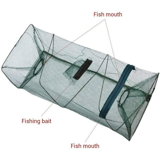 Jinsinto 4 Pcs Folding Fish Bait Fish Trap Fish Trap Bait Fish