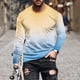thumbnail image 1 of Blusas y camisas de manga larga con cuello redondo para hombre, blusas casuales de cuello redondo y manga larga, camisetas estampadas, blusas para hombre, 1 of 5