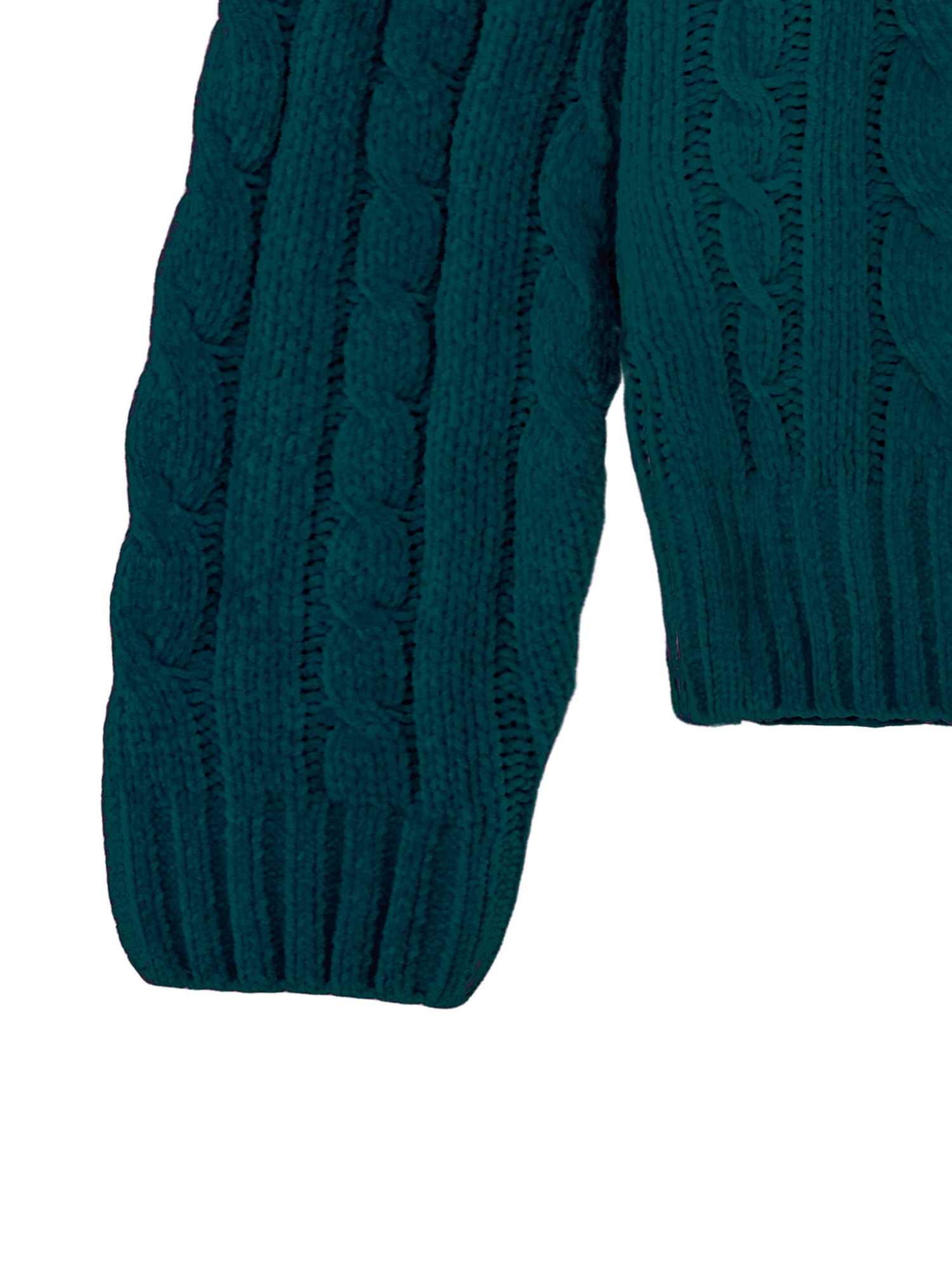 Wonder Nation Toddler Girls Cable Knit Sweater, Sizes 12M-5T