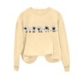 thumbnail image 2 of Vixolx Graphic Sweatshirt for Women Crew Neck Long Sleeve Shirts Oversized Casual Pullover Tops Fall Fashion Clothes, 2 of 6