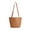 Brown, variant on PULLIMORE Women Straw Beach Bag Boho Summer Woven Buckets Totes Handbag Shoulder Bags Purse (Brown)