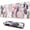 Pioneer Flower Floral-1, variant on Long Mouse Pads for Desk,Pioneer Flower Floral Print Pattern Desk Mats on Top Of Desks, Desk Mouse Pad Extra Large with 3mm Non-Slip Base and Stitched Edge for Gaming,Office,Work,Home 31.5"x11.8"