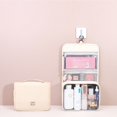 thumbnail image 4 of Vintage Man Bathroom Accessories Portable Simple Square Nylon Travel Toiletry Bag Makeup Case Women Cosmetic Bag Hook Storage Bag NAVY, 4 of 8