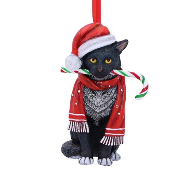 Adornos Para Árboles De Navidad, Colgante De Resina Para Gatos, Adornos Artesanales, Colgante De Gato Negro, Decoración De Escritorio Para El Hogar matsuzay AP006658-01