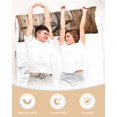 thumbnail image 3 of Country Star Brown Satin Pillowcase for Hair and Skin with Zipper, Soft Breathable Cooling Silk Pillow Cases, Western Texas Vintage Farmhouse Wooden Body Pillow Covers Bed Pillows 20"x54", 3 of 6